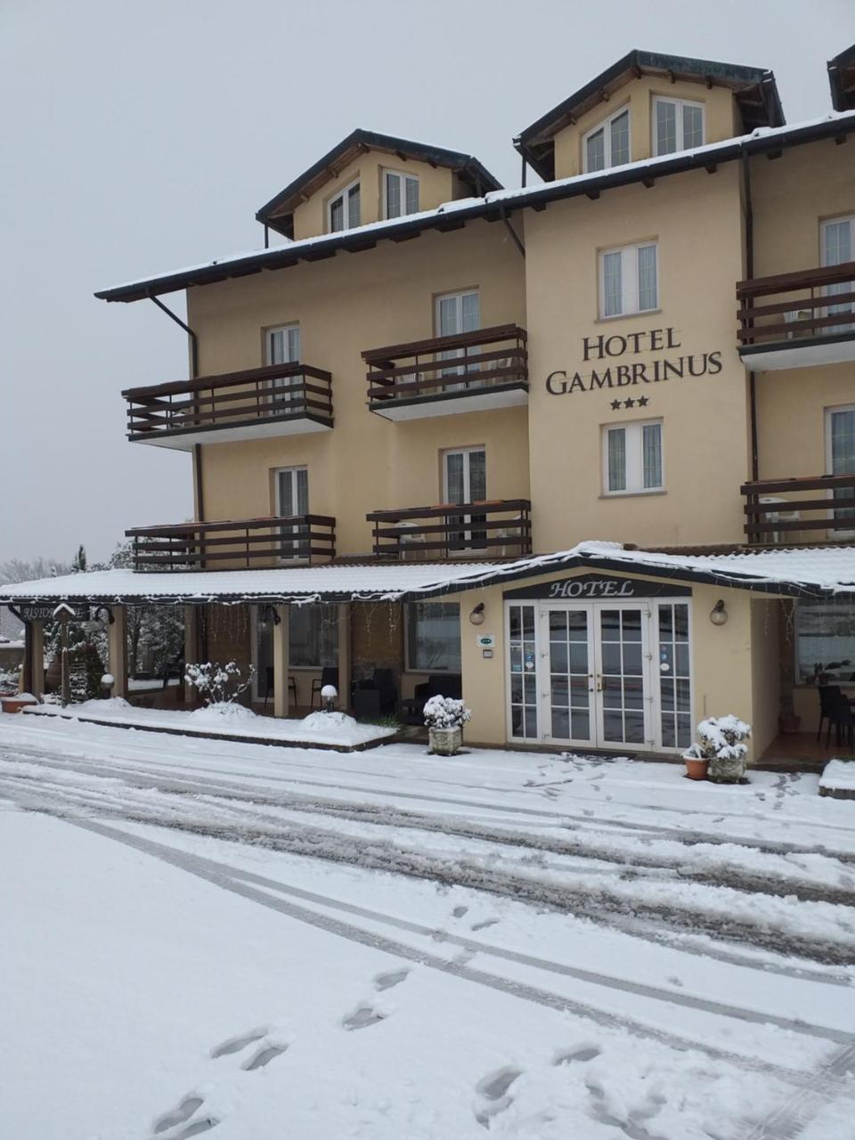 Hotel Gambrinus Abbadia San Salvator Exterior foto